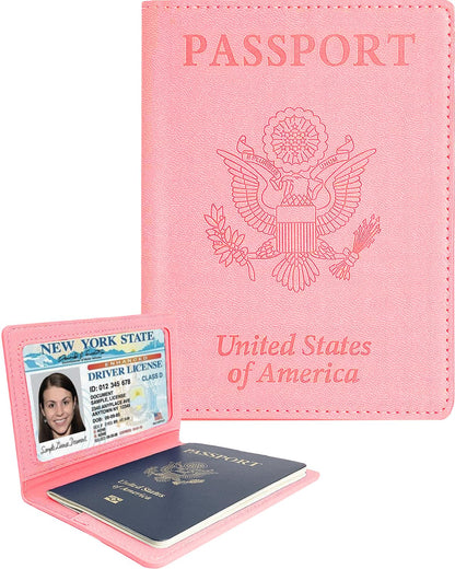 Sizobi Passport Holder for Travel Men, RFID Blocking Passport Covers Case