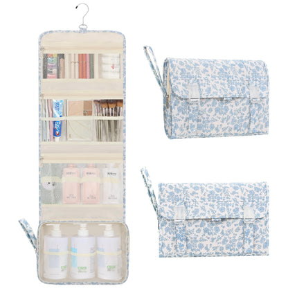 Relavel Hanging Toiletry Bag for Men Women, Water-Resistant Toiletries Bag
