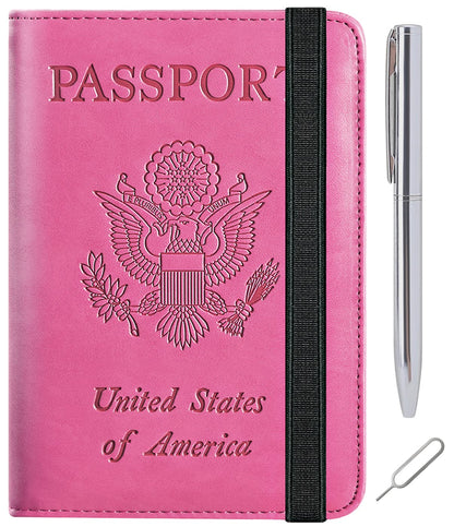 Passport Holder, Travel Essentials, Passport Cover, RFID Travel Wallet