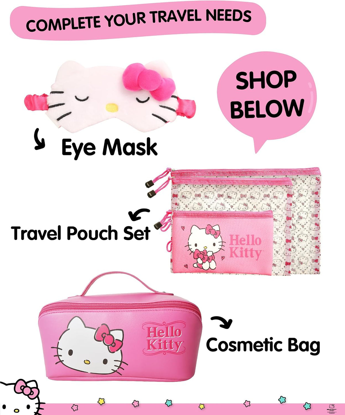 Hello Kitty Passport Cover for Travel Official License, Sanrio Gifts