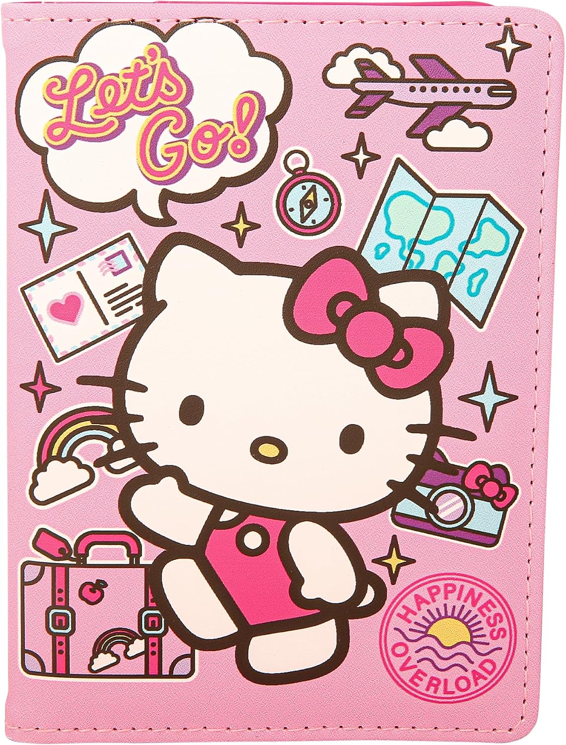 Hello Kitty Passport Cover for Travel Official License, Sanrio Gifts