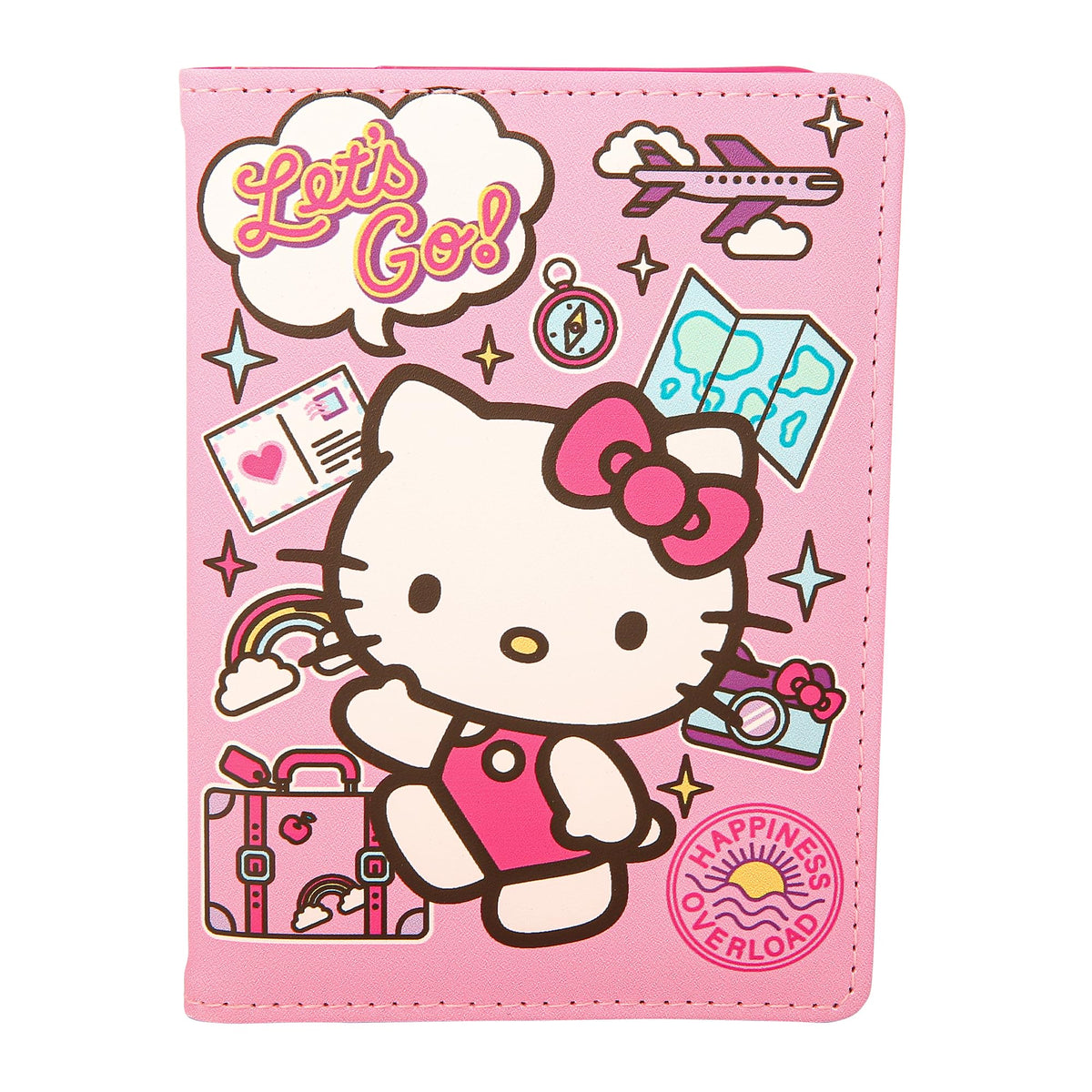 Hello Kitty Passport Cover for Travel Official License, Sanrio Gifts