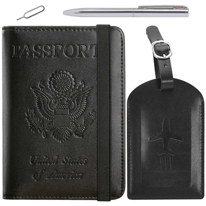 Passport Holder, Travel Essentials, Passport Cover, RFID Travel Wallet