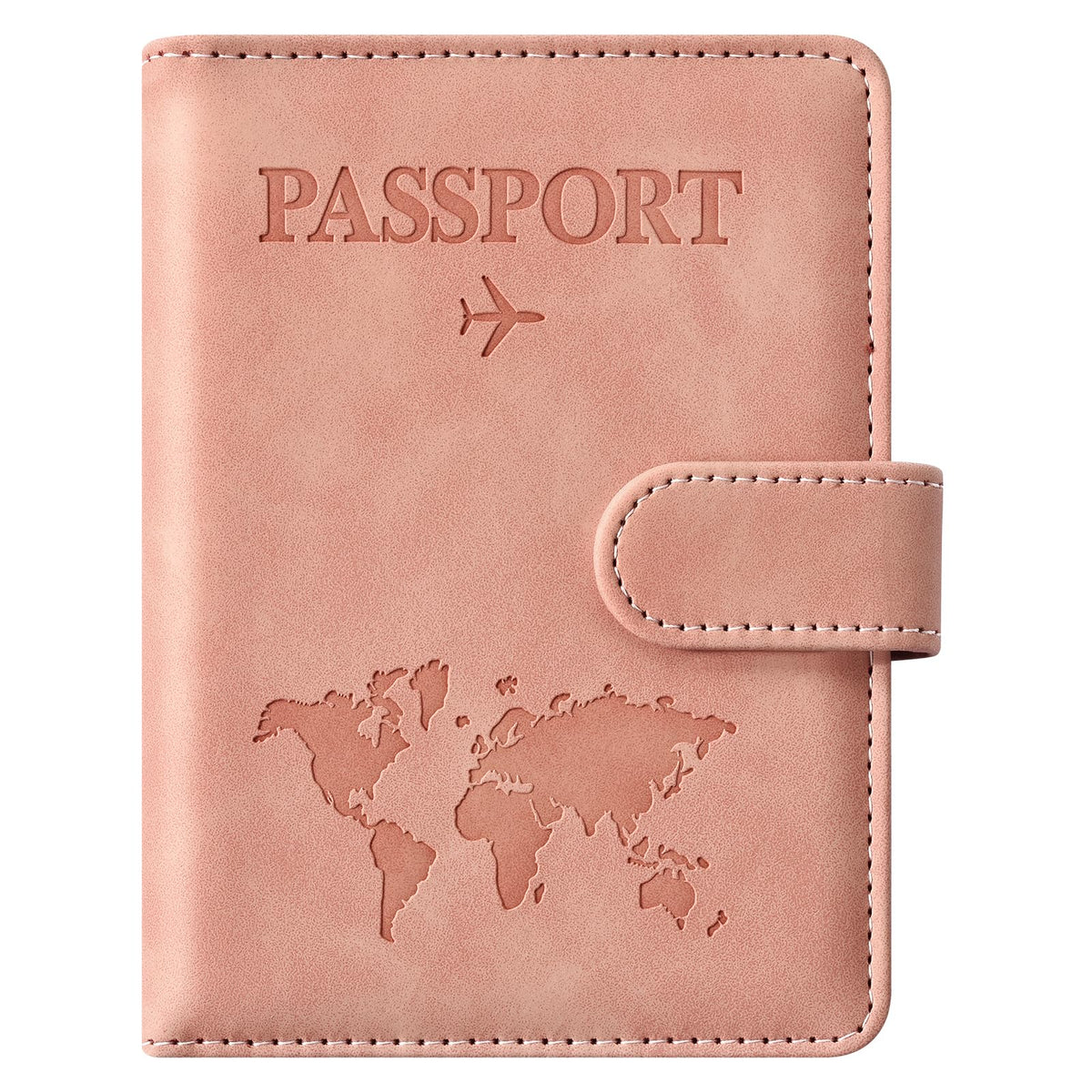Eoehro Passport Holder for Travel Essentials, Passport Wallet Cover Case for Travel Must Haves Accessories,Passport Book Holders for Women and Men(dark blue)