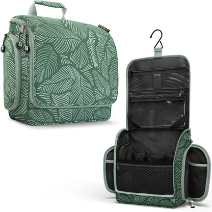 VENTURE 4TH Hanging Travel Toiletry Bag, 18 Compartments - Black