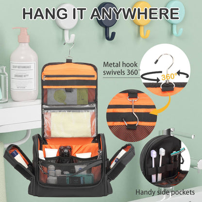 Tactical Toiletry Bag for Men, Hanging Travel Toiletry Bag Men Dropp Kit