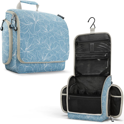 VENTURE 4TH Hanging Travel Toiletry Bag, 18 Compartments - Black