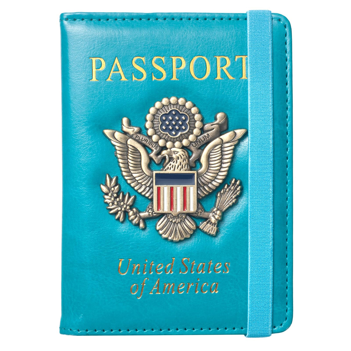 Coowayze Passport Holder for Men Women RFID Blocking US Passport Cover Case, Waterproof Leather Passport Book Protector with Vaccine Card Slot Travel Document Organizer