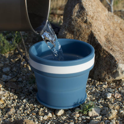 Hiker's Gold Ultralight Collapsible Cup for Hiking, Backpacking & Travel