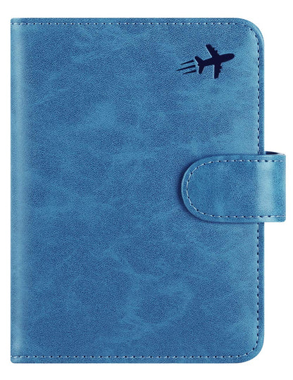 Passport Holder Cover Wallet RFID Blocking, Travel Essentials