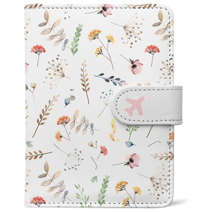Passport Holder, Cute Travel Wallet Cover with RFID Blocking,Strawberry