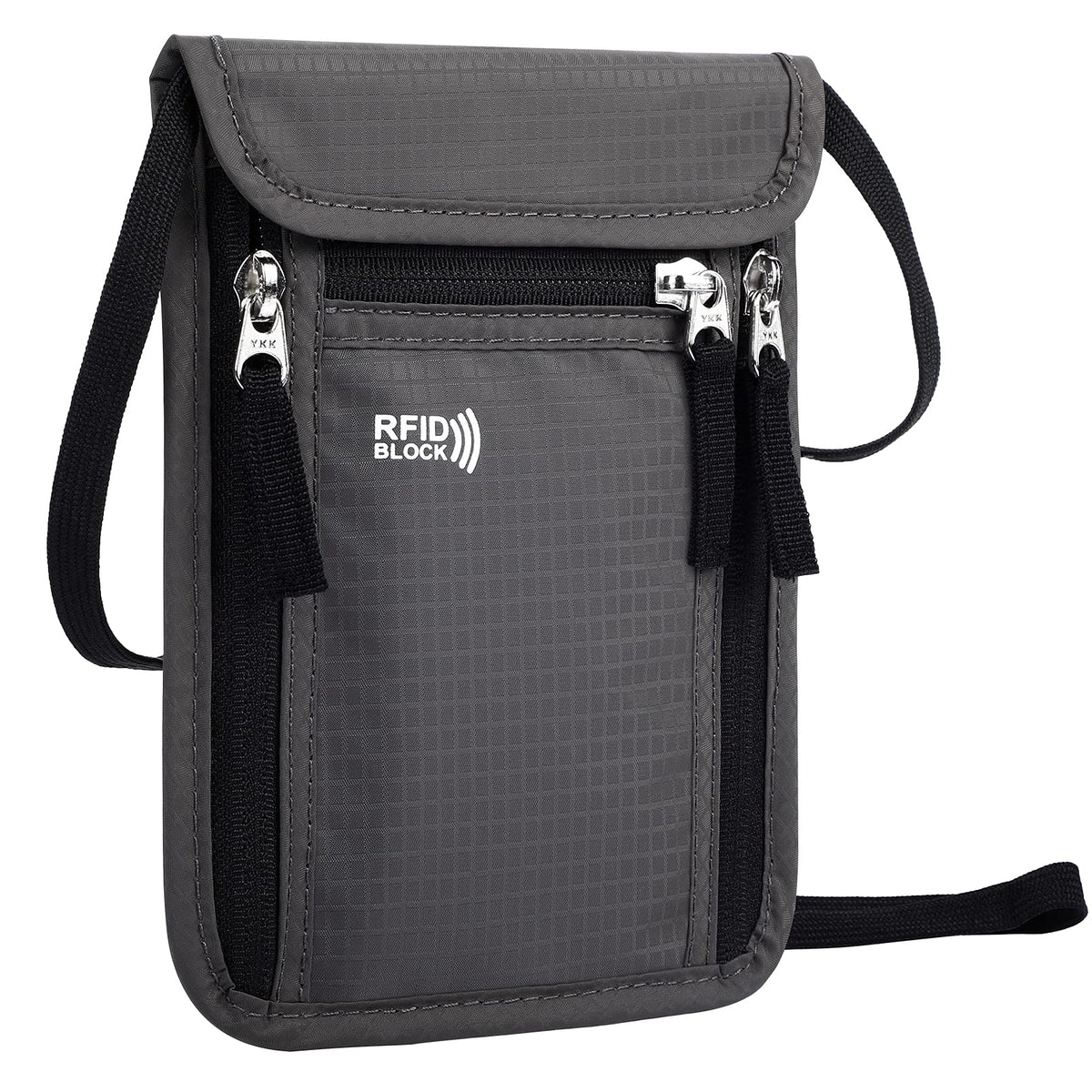Travel Pouch Neck Wallet Family Passport Holder Organizer Case with RFID Blocking
