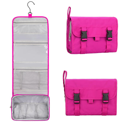 Relavel Hanging Toiletry Bag for Men Women, Water-Resistant Toiletries Bag