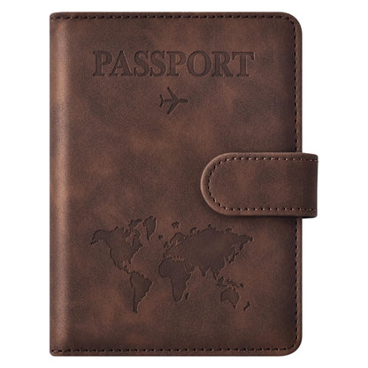 Eoehro Passport Holder for Travel Essentials, Passport Wallet Cover Case for Travel Must Haves Accessories,Passport Book Holders for Women and Men(black)