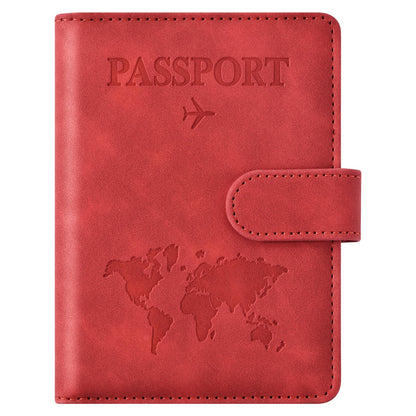 Eoehro Passport Holder for Travel Essentials, Passport Wallet Cover Case for Travel Must Haves Accessories,Passport Book Holders for Women and Men(black)