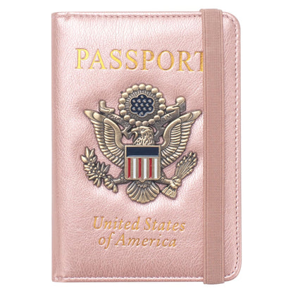 Coowayze Passport Holder for Men Women RFID Blocking US Passport Cover Case, Waterproof Leather Passport Book Protector with Vaccine Card Slot Travel Document Organizer
