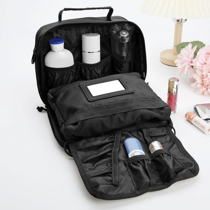 Toiletry Bag for Men Travel Tactical Hanging Dopp Kit Shaving Hygiene Bag