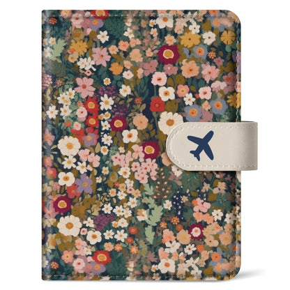 Passport Holder for Travel, RFID Blocking Wallet with Magnetic Closure