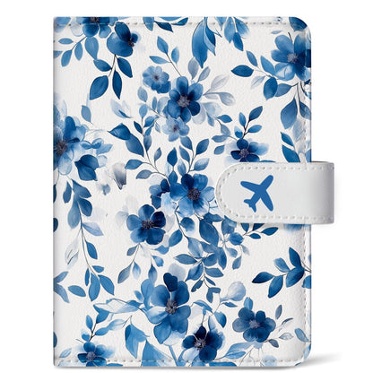 Passport Holder for Travel, RFID Blocking Wallet with Magnetic Closure