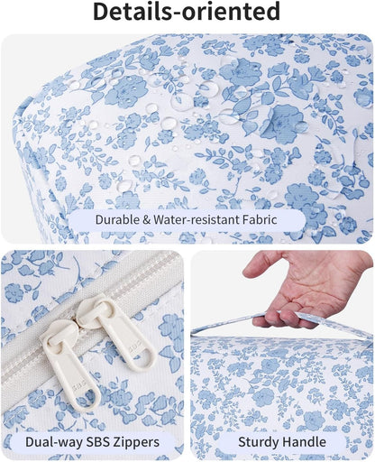Narwey Hanging Travel Toiletry Bag for Women, Large Makeup Cosmetic Bag