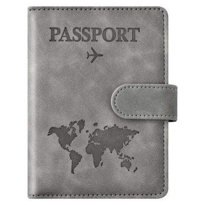 Eoehro Passport Holder for Travel Essentials, Passport Wallet Cover Case for Travel Must Haves Accessories,Passport Book Holders for Women and Men(black)