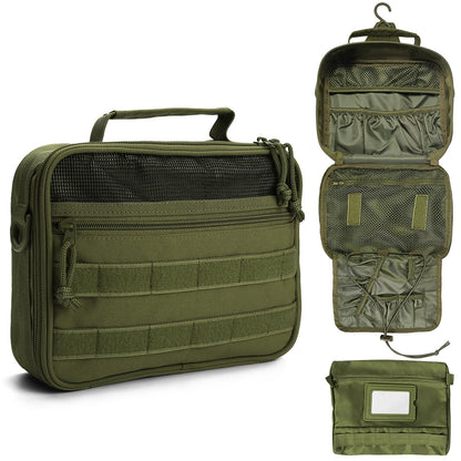 Toiletry Bag for Men Travel Tactical Hanging Dopp Kit Shaving Hygiene Bag