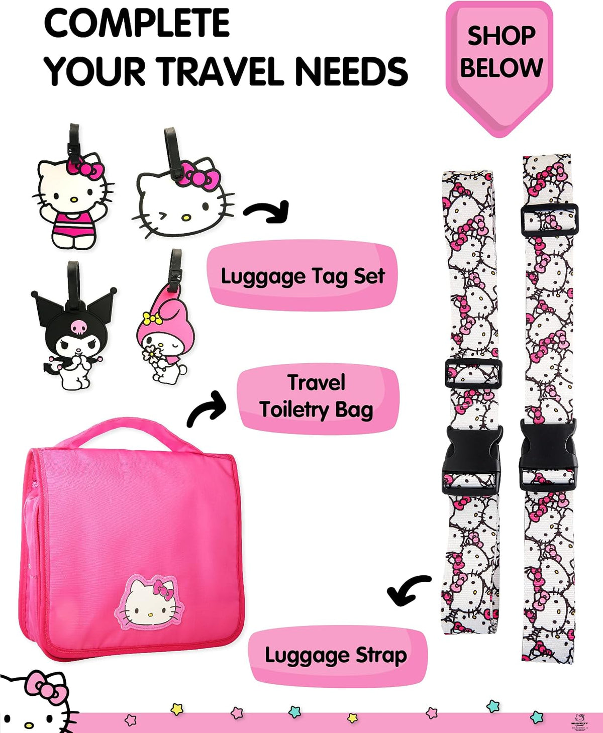 Hello Kitty Passport Cover for Travel Official License, Sanrio Gifts