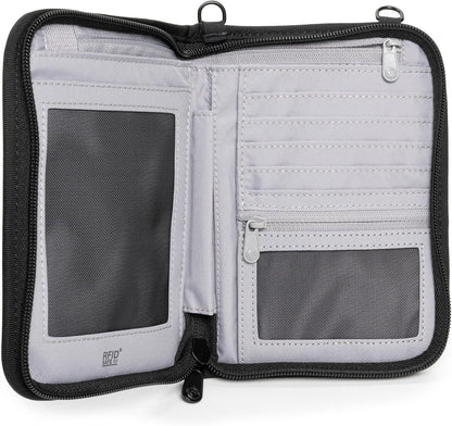 Pacsafe Rfidsafe V150 Anti-theft Blocking Compact Passport Wallet, Black